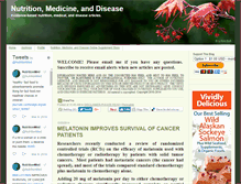 Tablet Screenshot of nutritionmedicinedisease.typepad.com