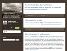 Tablet Screenshot of disastersurvivalkit.typepad.com