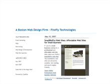 Tablet Screenshot of fireflytechnologies.typepad.com