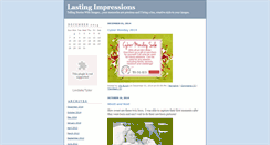 Desktop Screenshot of lastingimpressionsbyviki.typepad.com