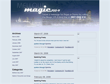 Tablet Screenshot of mymagic1054.typepad.com
