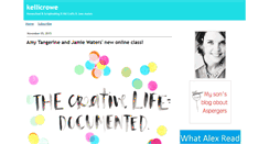Desktop Screenshot of kellicrowe.typepad.com