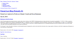 Desktop Screenshot of patentlaw.typepad.com