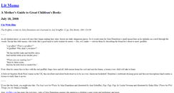 Desktop Screenshot of litmama.typepad.com