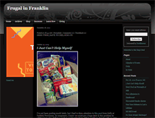 Tablet Screenshot of frugalinfranklin.typepad.com