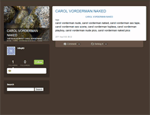 Tablet Screenshot of carolvordermannaked.typepad.com