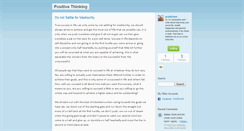 Desktop Screenshot of positivethoughts.typepad.com