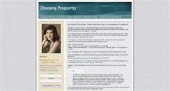 Desktop Screenshot of choosingprosperity.typepad.com