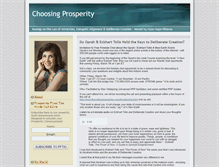 Tablet Screenshot of choosingprosperity.typepad.com