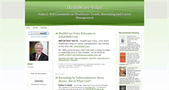 Desktop Screenshot of healthcarevoice.typepad.com