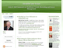 Tablet Screenshot of healthcarevoice.typepad.com
