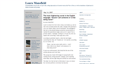 Desktop Screenshot of lauramansfield.typepad.com