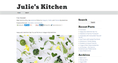 Desktop Screenshot of julieskitchen.typepad.com