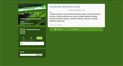 Desktop Screenshot of christinahendricksass.typepad.com