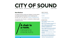 Desktop Screenshot of cityofsound.typepad.com