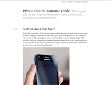 Tablet Screenshot of privatehealthinsuranceguide.typepad.com