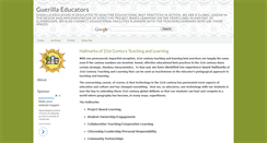 Desktop Screenshot of guerillaeducators.typepad.com