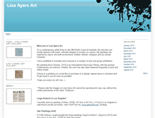 Tablet Screenshot of lisaayersart.typepad.com