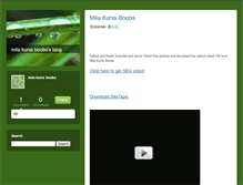 Tablet Screenshot of milakunisboobsheight.typepad.com
