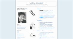 Desktop Screenshot of milkingthegnu.typepad.com