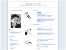 Tablet Screenshot of milkingthegnu.typepad.com