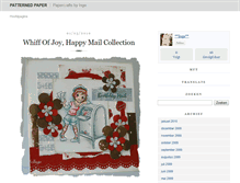 Tablet Screenshot of patternedpaper.typepad.com