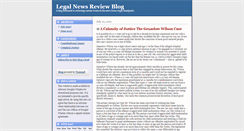 Desktop Screenshot of legalnewsreview.typepad.com