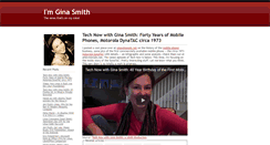 Desktop Screenshot of ginasmith.typepad.com