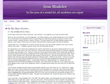Tablet Screenshot of ironmodeler.typepad.com