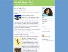 Tablet Screenshot of hiyaahpower.typepad.com