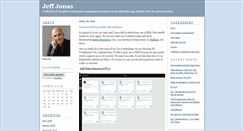 Desktop Screenshot of jeffjonas.typepad.com