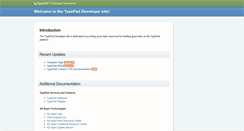 Desktop Screenshot of developer.typepad.com
