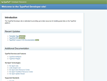 Tablet Screenshot of developer.typepad.com
