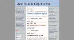 Desktop Screenshot of papernotes.typepad.com