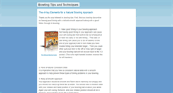 Desktop Screenshot of bowlingtips.typepad.com