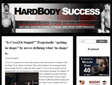 Tablet Screenshot of hardbodysuccessblog.typepad.com