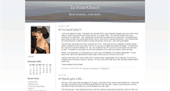 Desktop Screenshot of inyourcloset.typepad.com