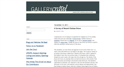 Desktop Screenshot of gallerycrawl.typepad.com