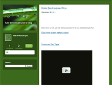 Tablet Screenshot of katebeckinsalepicsoncemore.typepad.com