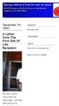 Mobile Screenshot of giftoflife.typepad.com