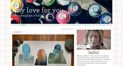 Desktop Screenshot of myloveforyou.typepad.com