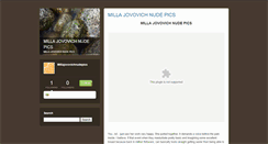 Desktop Screenshot of millajovovichnudepics.typepad.com