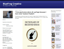 Tablet Screenshot of bluefrogcreative.typepad.com
