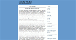 Desktop Screenshot of infinitewisdom.typepad.com