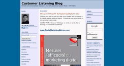 Desktop Screenshot of customerlistening.typepad.com