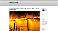Desktop Screenshot of kissingfrogs.typepad.com