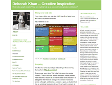 Tablet Screenshot of debkhan.typepad.com