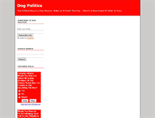 Tablet Screenshot of dogpolitics.typepad.com