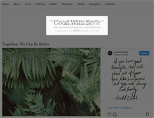 Tablet Screenshot of goodwithstyle.typepad.com