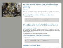 Tablet Screenshot of benpike.typepad.com